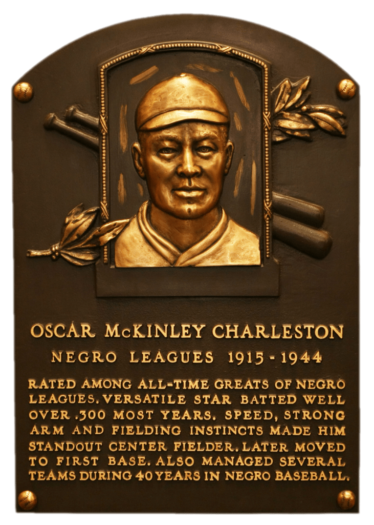 Charleston was one of 9 Negro Leaguers inducted during the 1970s