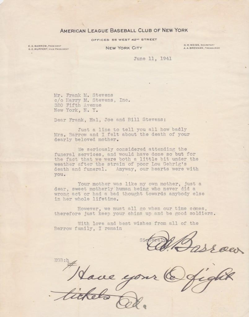 Lou Gehrig's jersey number 4 was retired by the Yankees - a first in baseball history