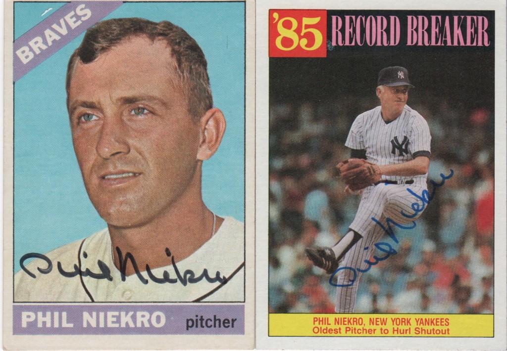 Niekro pitched for four MLB teams from 1964 through 1987