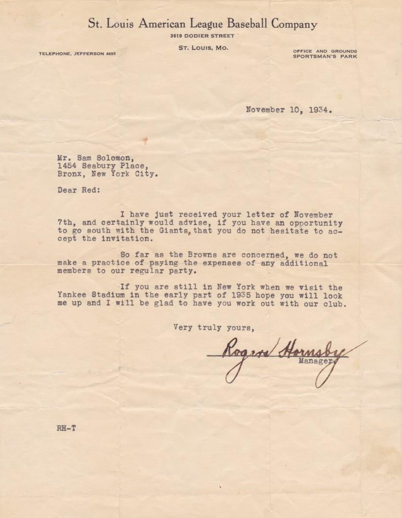 Rogers Hornsby completely dominated big league baseball during decade of the 1920s