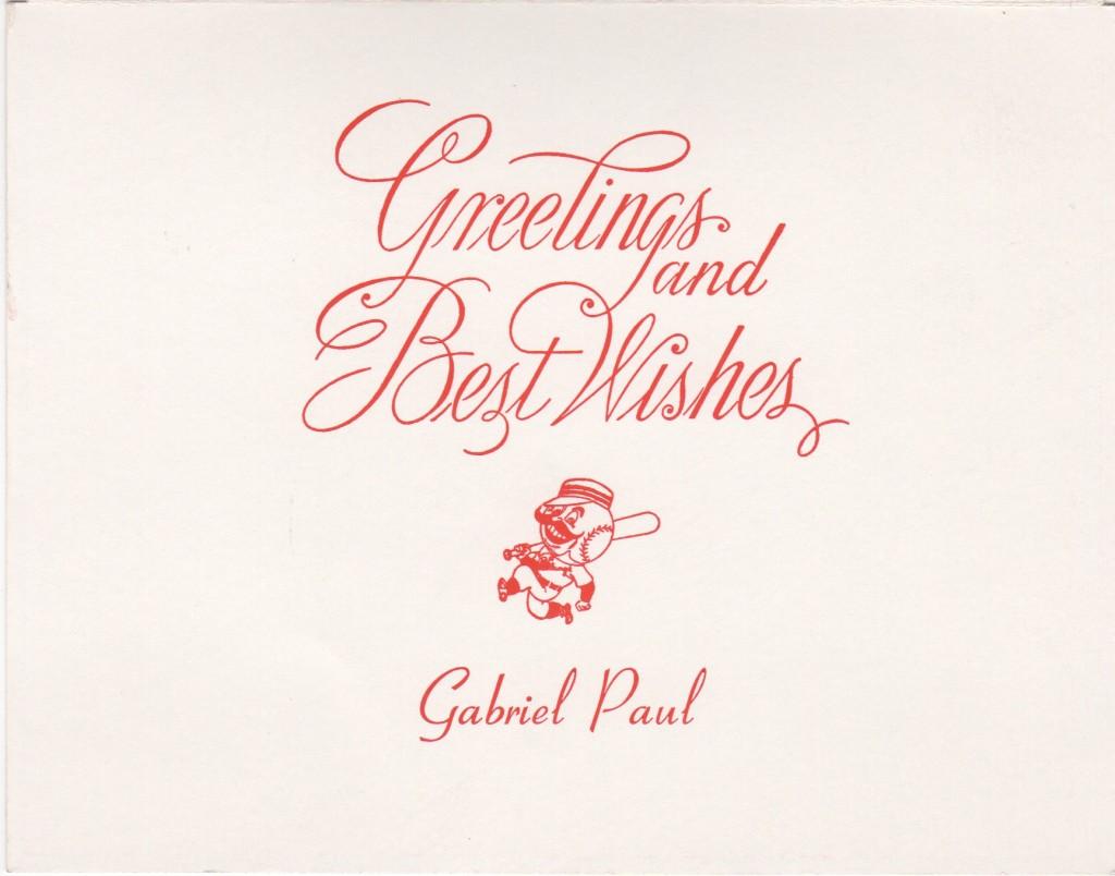 As Reds GM Paul earned the Executive of the Year Award in 1956