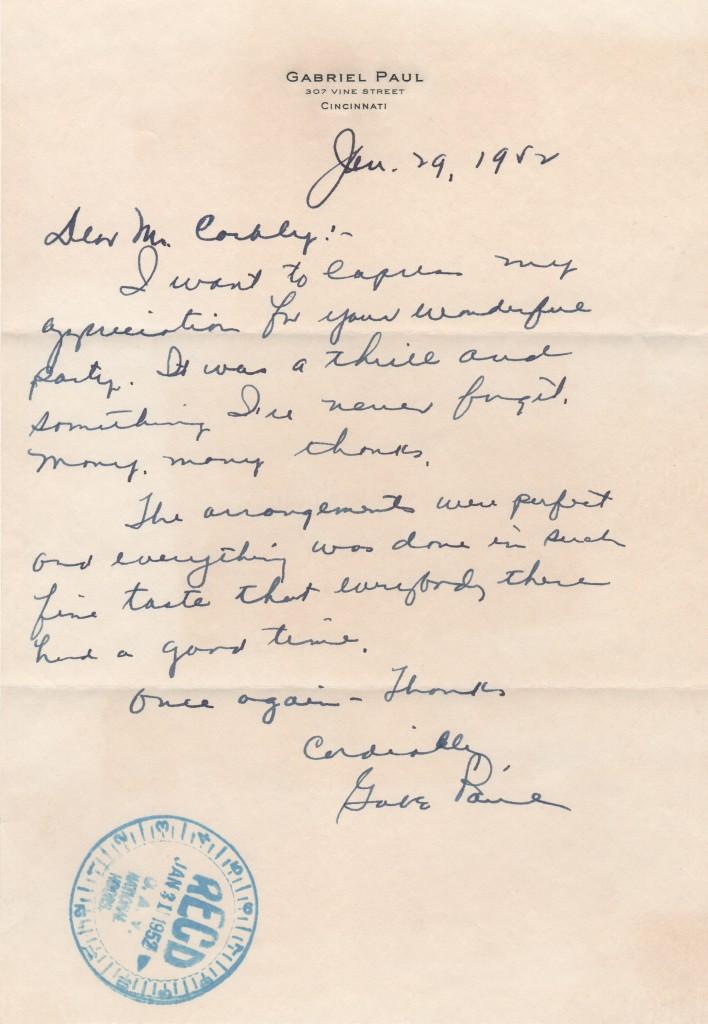 Gabe Paul spent almost 60 years in the game as a successful executive