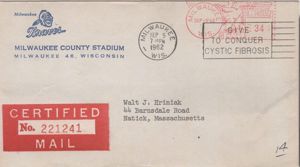 Hitting guru Walt Hriniak started his playing career with McHale's Milwaukee Braves