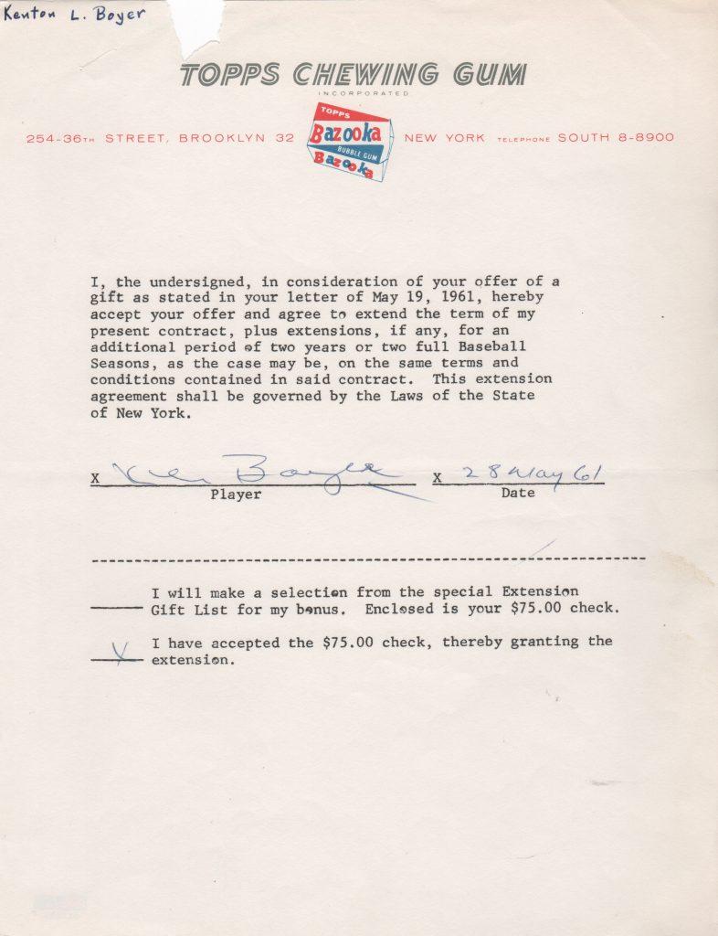 Ken Boyer broke in with the Cardinals in 1955 and was an All Star by his second season