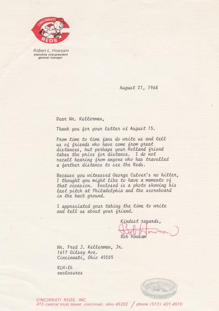 Bob Howsam's record as General Manager puts him in the Cooperstown conversation