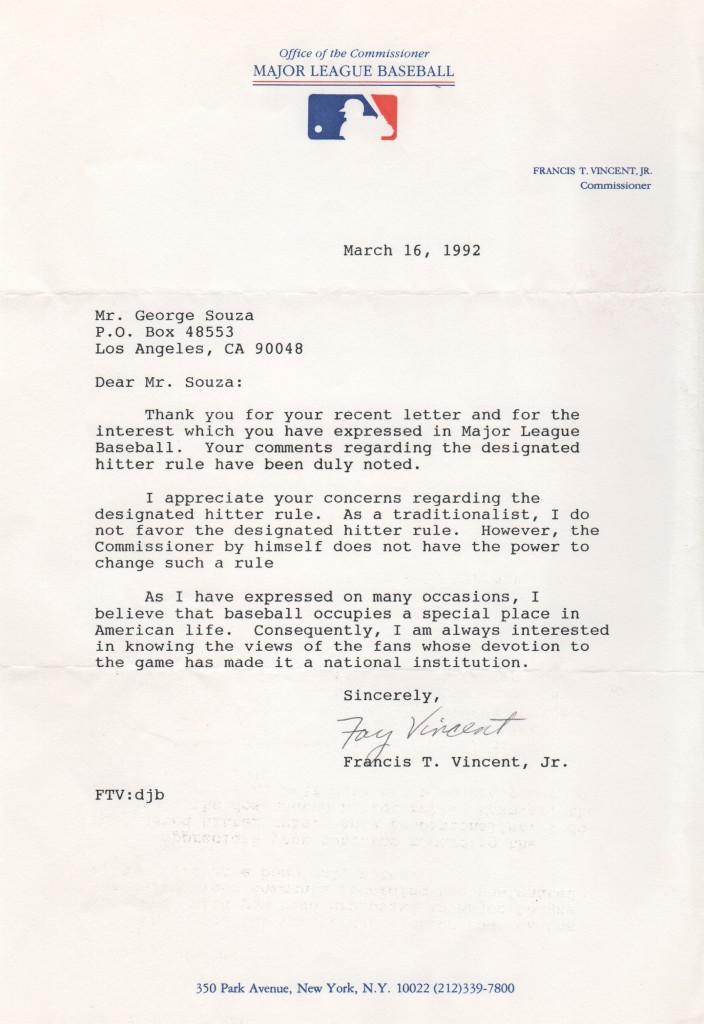 Fay Vincent succeeded Bart Giamatti to become the eighth commissioner of baseball