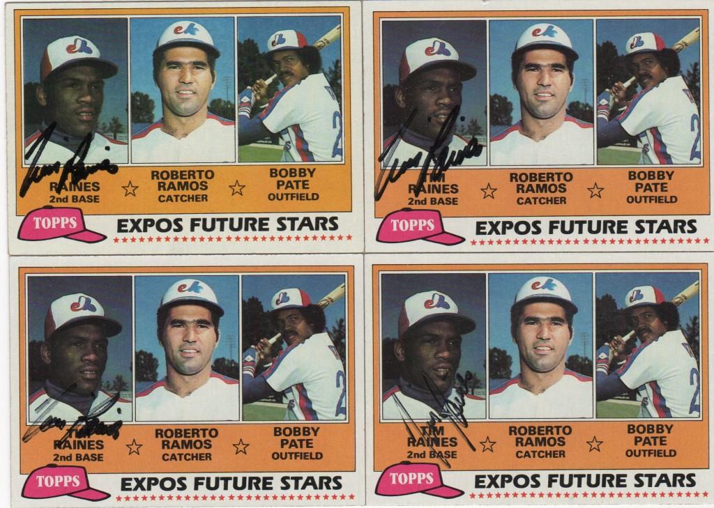 Starting with his rookie year, Tim Raines made 7 straight all star teams