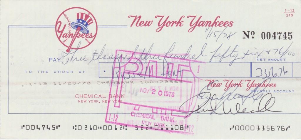 Dent is famous for his unlikely 3-run homer in the one-game playoff against the Red Sox in '78