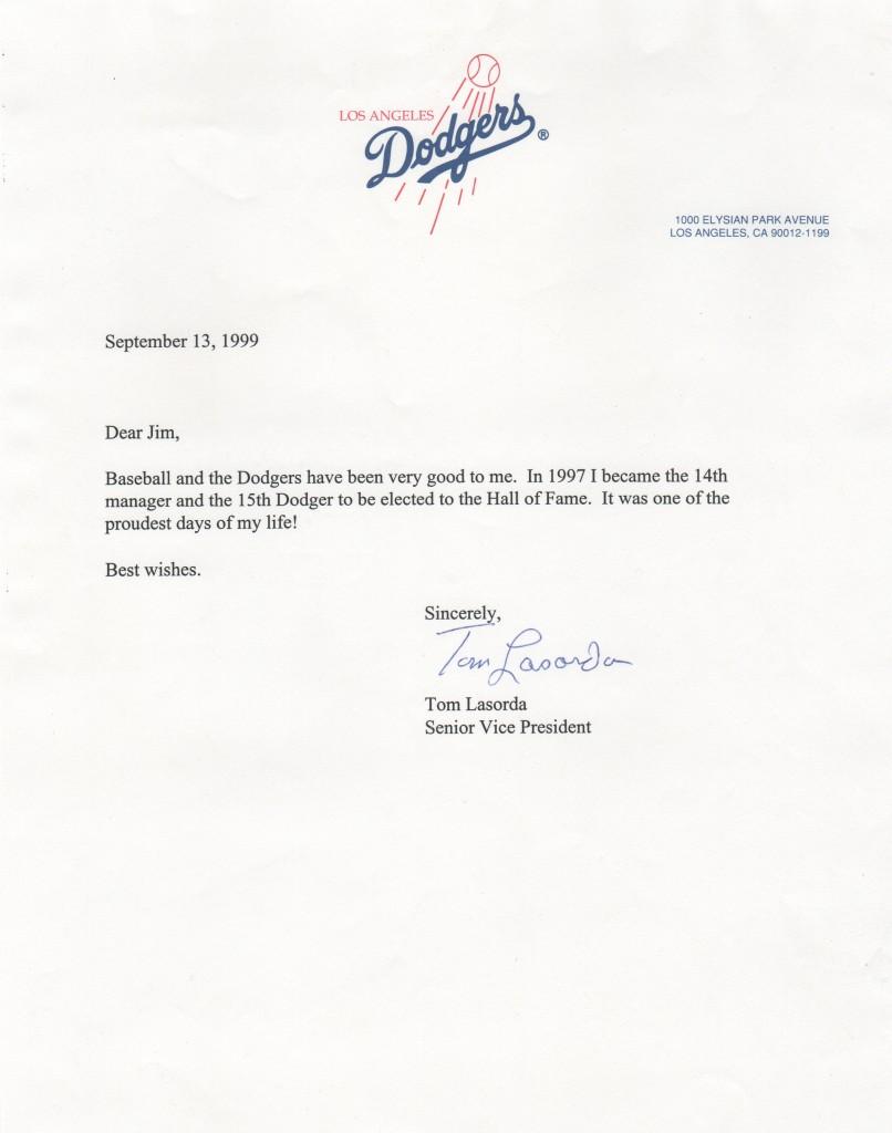 A grateful Tommy Lasorda reflects on his Hall of Fame induction