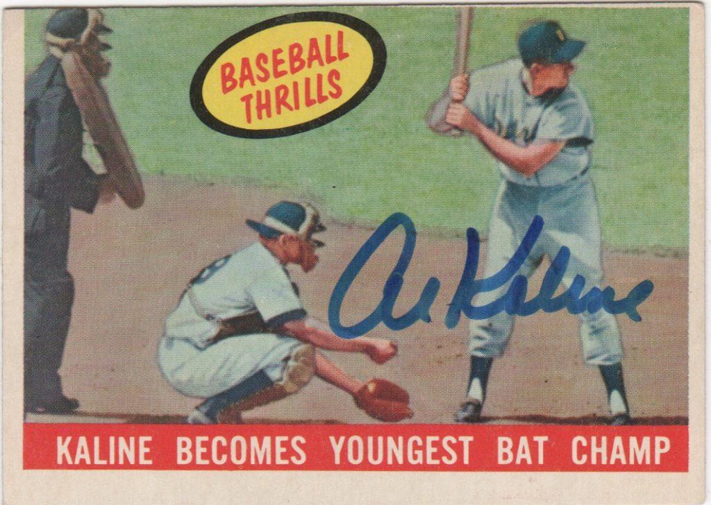 Al Kaline was just 20 years old when he won the batting crown in 1955