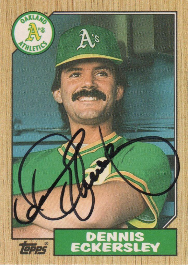 The April, 1987 trade from Chicago to Oakland and move to the bullpen changed Eck's career