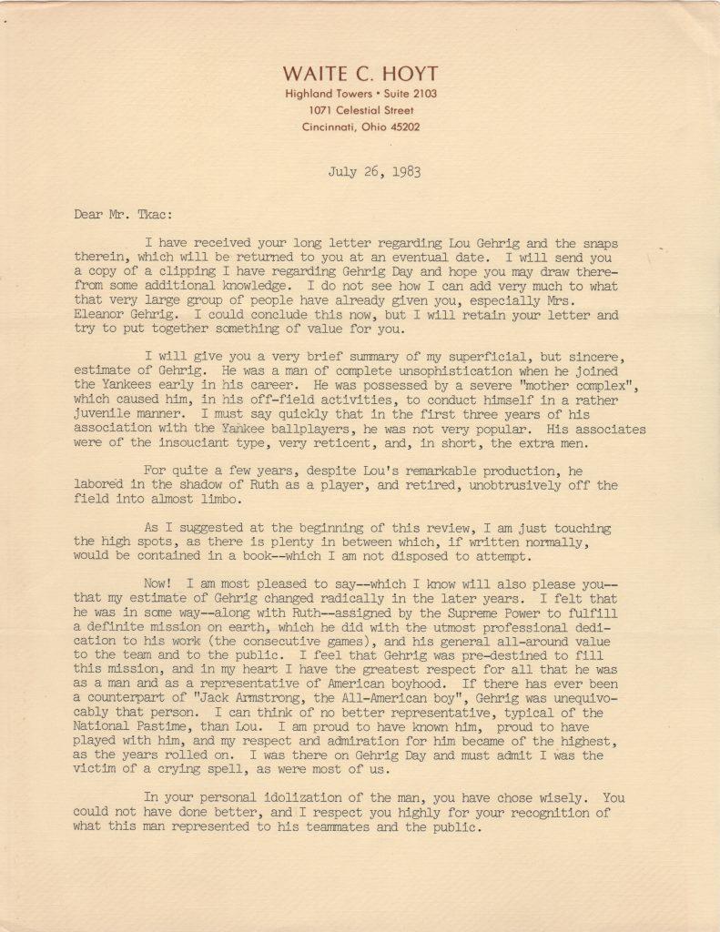 When he broke in, Gehrig was a man of 