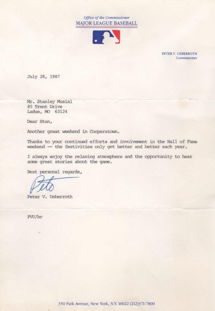 Musial made yearly visits to Cooperstown for the Hall of Fame induction weekend