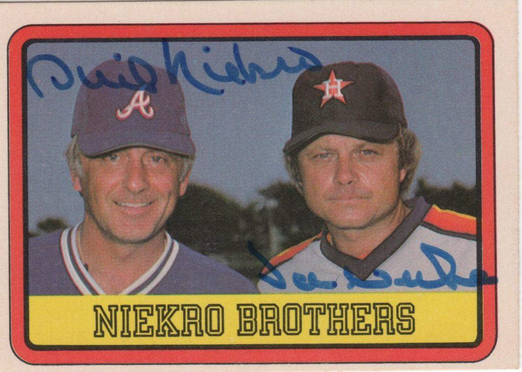 Joe and Phil Niekro hold the MLB record for wins by brothers