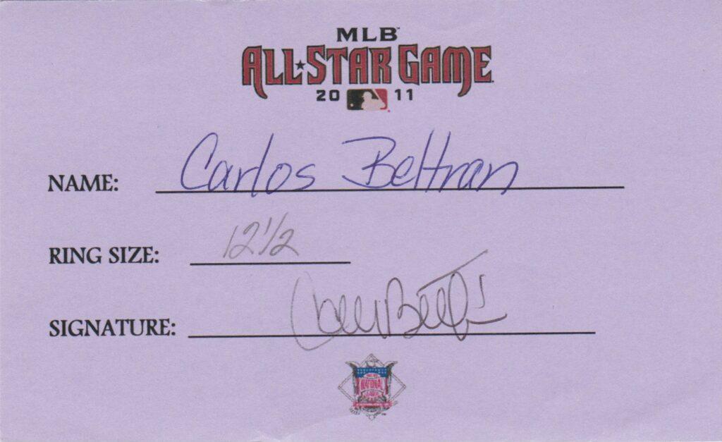 Carlos Beltran played in nine All Star games in his 20-year career