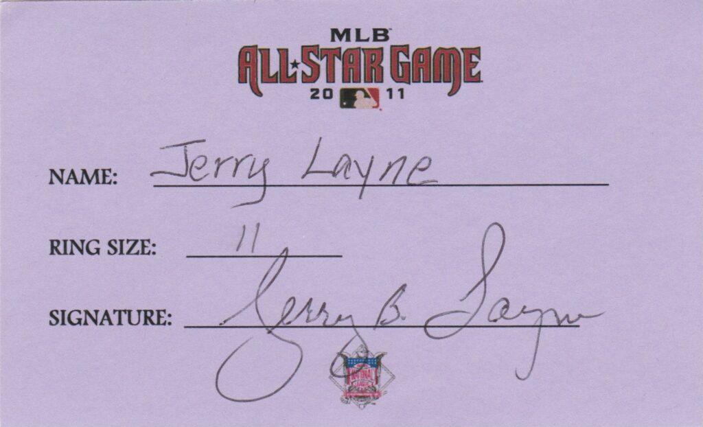 Jerry Lane called balls and strikes the night Bonds topped McGwire's single season home run mark
