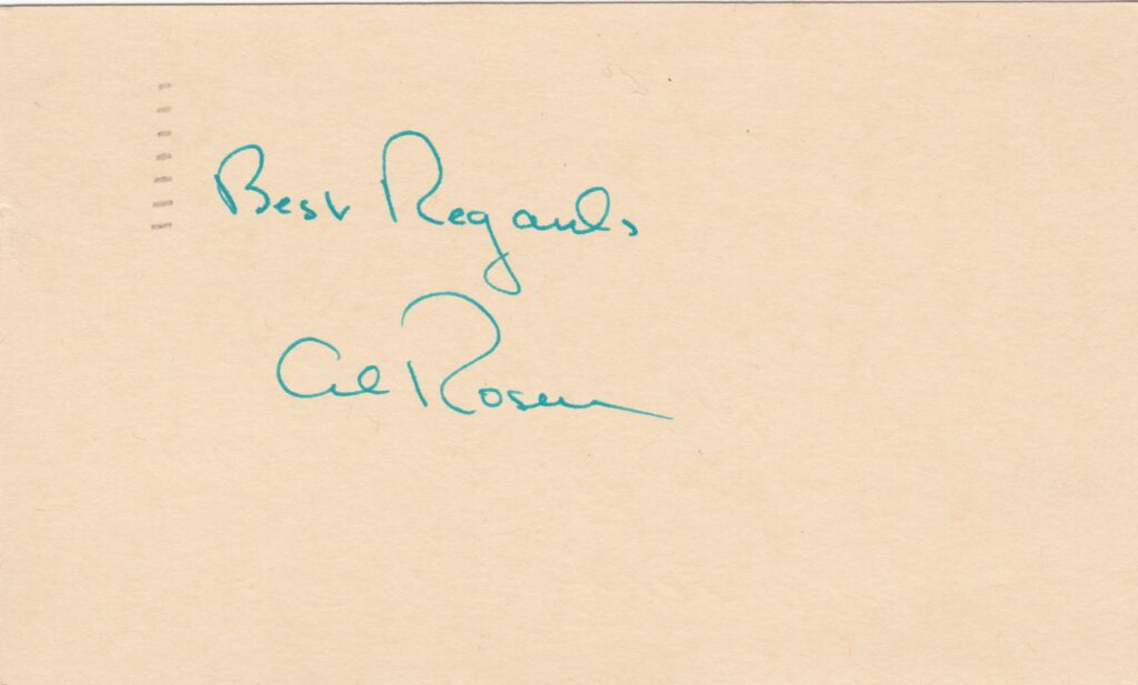Al Rosen was a four-time All Star who led the league in homers and RBI twice
