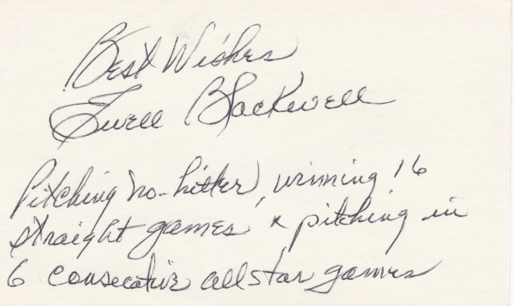 Pitcher Ewell Blackwell was one of the most feared performers of his day 