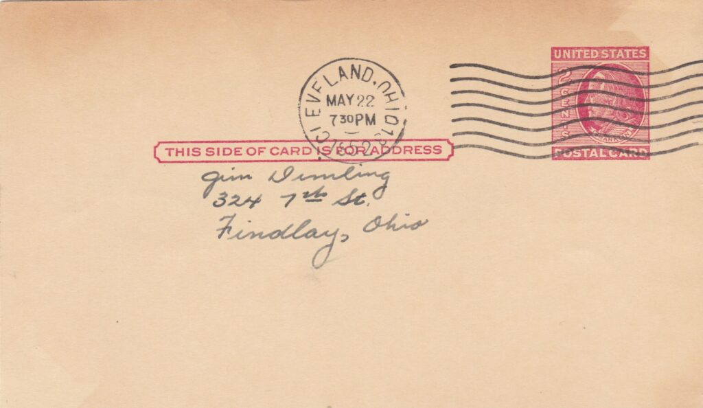The postmark gives the signature context and helps authenticate it