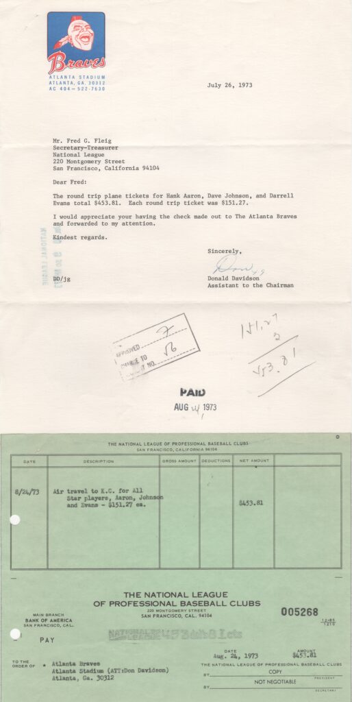 The last of Hank's eight 40-home run seasons came in 1973 when he finished 4th in the NL