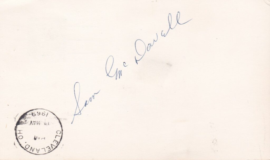 McDowell led all AL pitchers in strikeouts during the 1960s