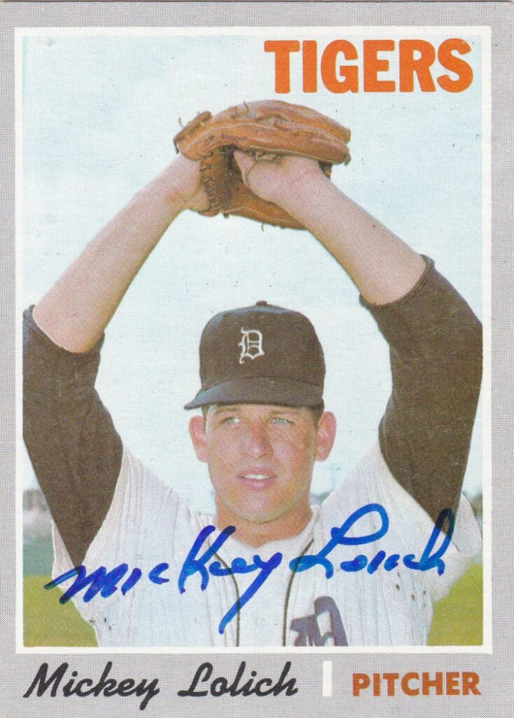 From 1964 to 1974 Mickey Lolich anchored the Detroit Tigers pitching staff