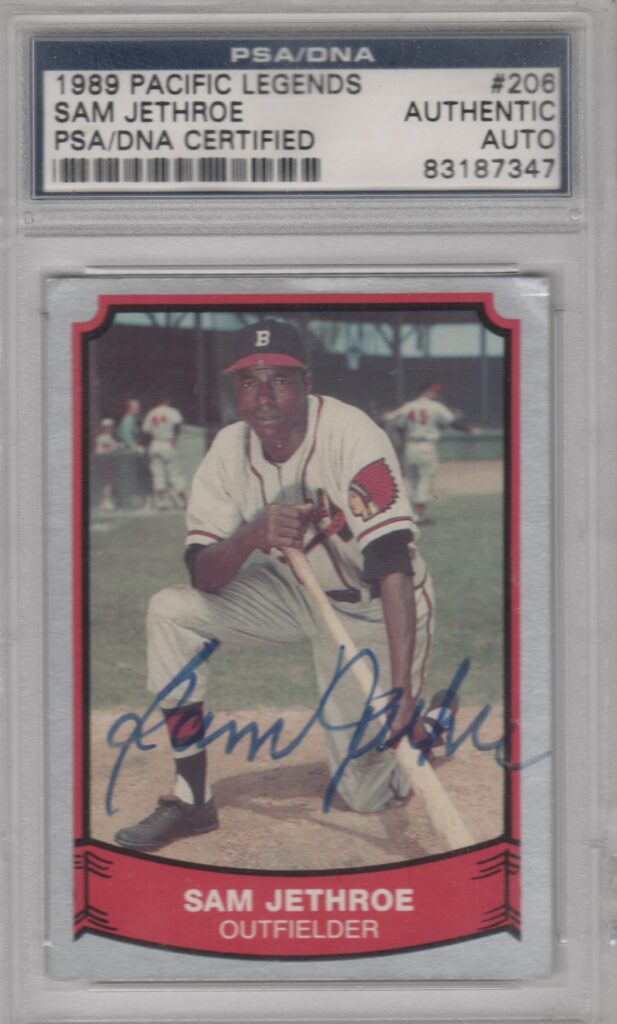 Negro Leaguer Sam Jethroe was the 1950 NL Rookie of the Year