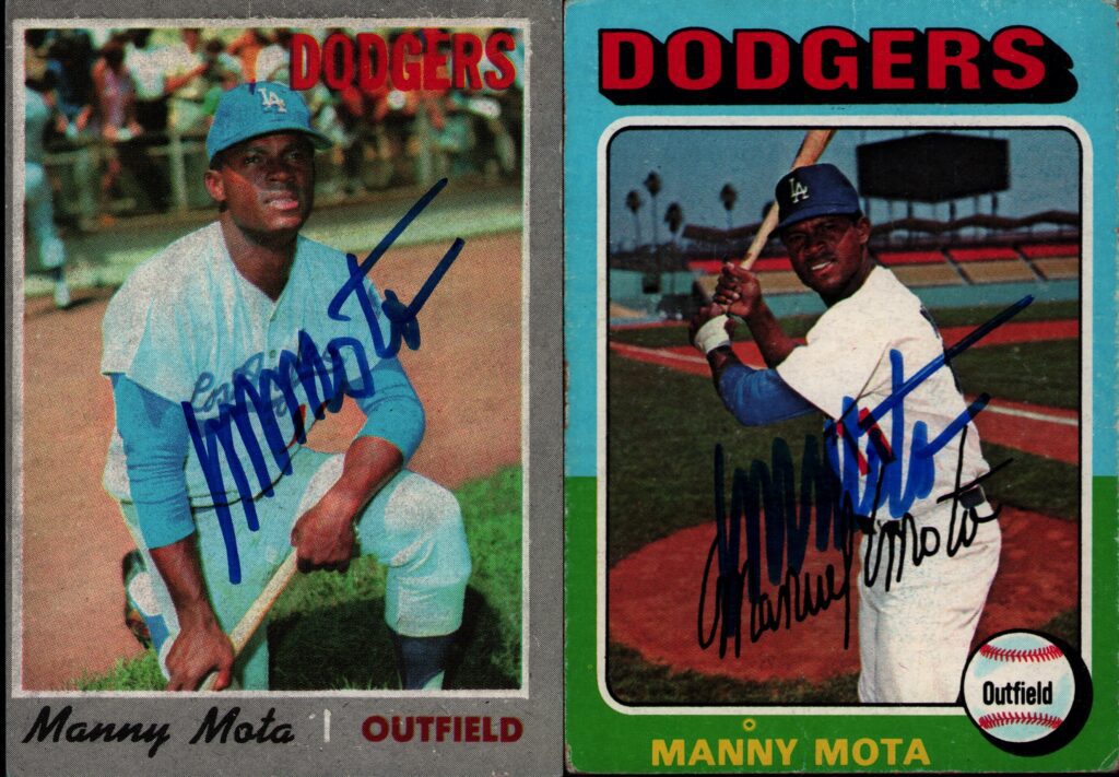 Manny Mota was a productive Dodger mainstay throughout the 1970s