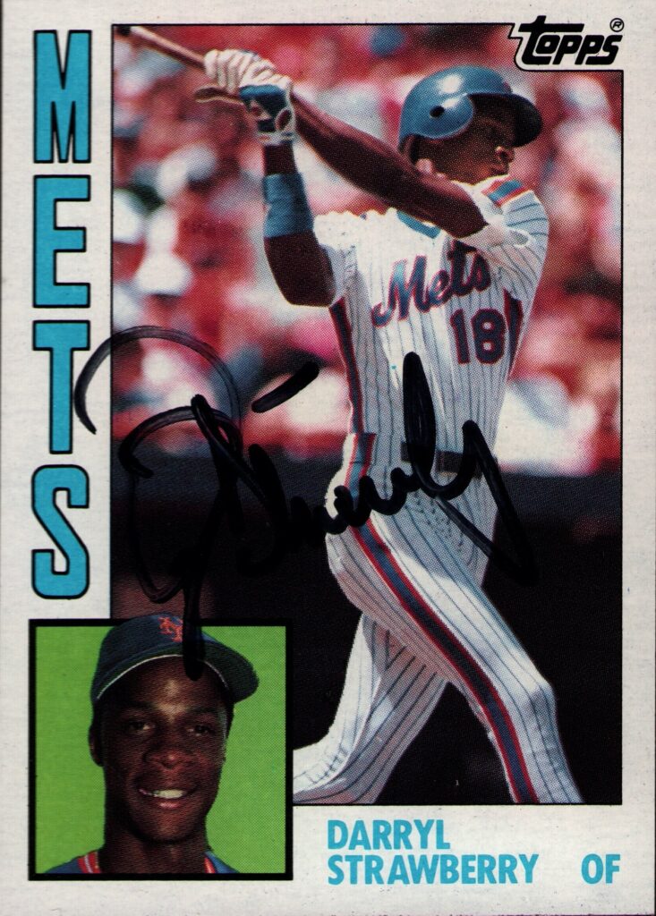 Darryl Strawberry earned the Rookie of the Year Award then reeled off 8 straight All Star campaigns