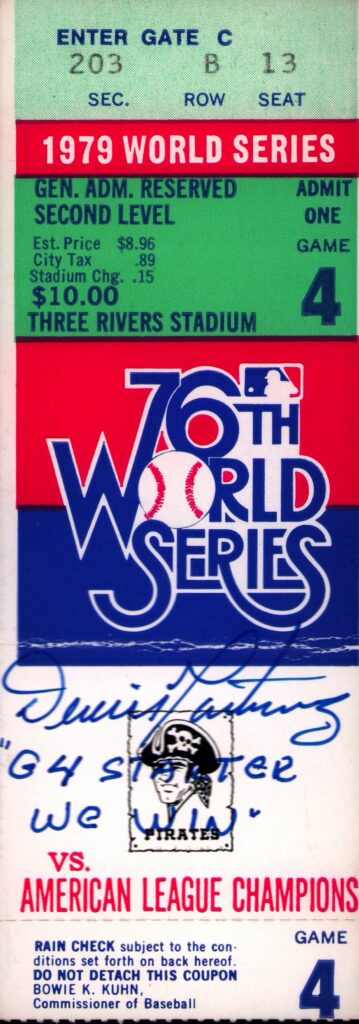 Willie was the regular season, NLCS, and World Series Most Valuable Player in 1979