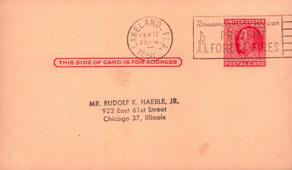 Government postcards give context and help authenticate signatures