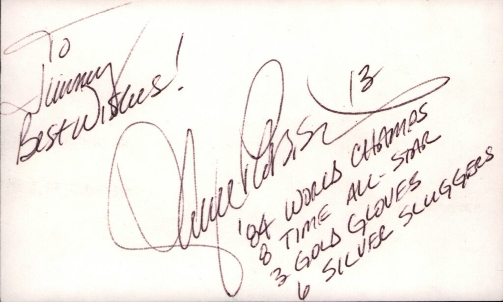 Parrish fell off the writers' ballot after receiving just 1.7% of the vote in 1991