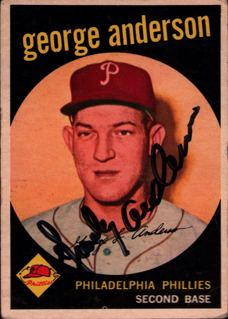Sparky's only big league season as a player came for the 1959 Philadelphia Phillies